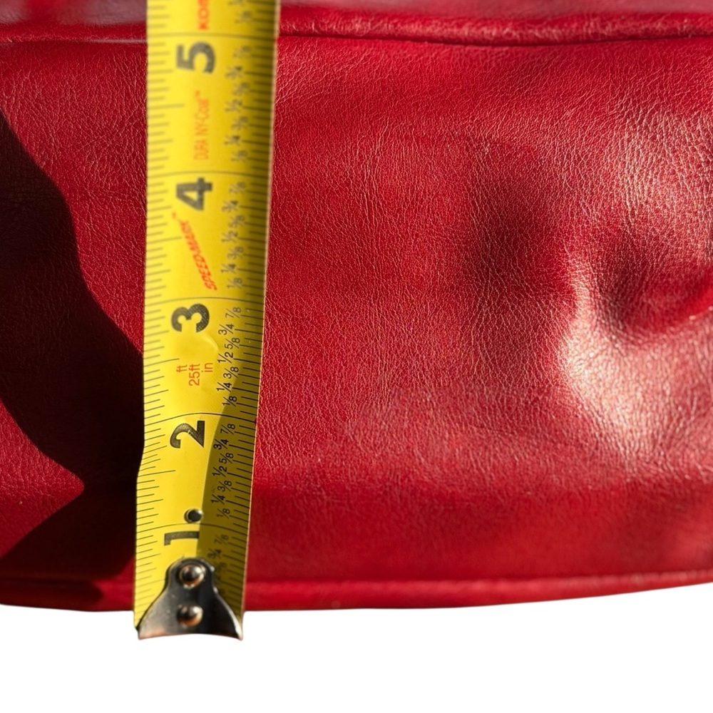 RELIC RED LEATHER HOBO BAG WITH BRAIDED STRAPS - Picture 10 of 10